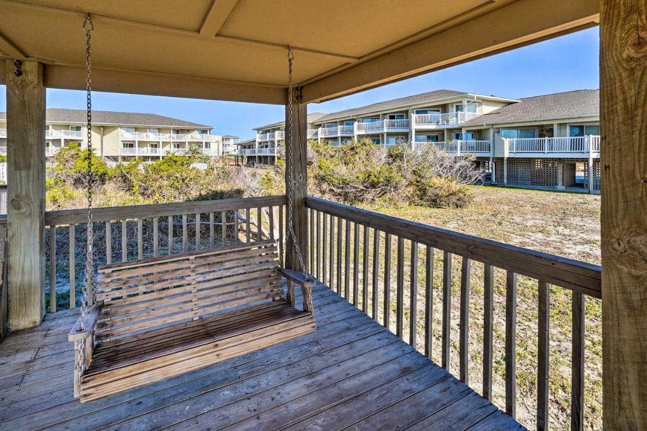 Oak Island Beachfront Condo With Community Pool Luaran gambar