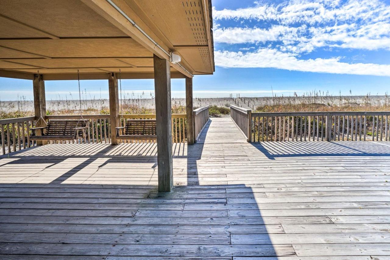 Oak Island Beachfront Condo With Community Pool Luaran gambar